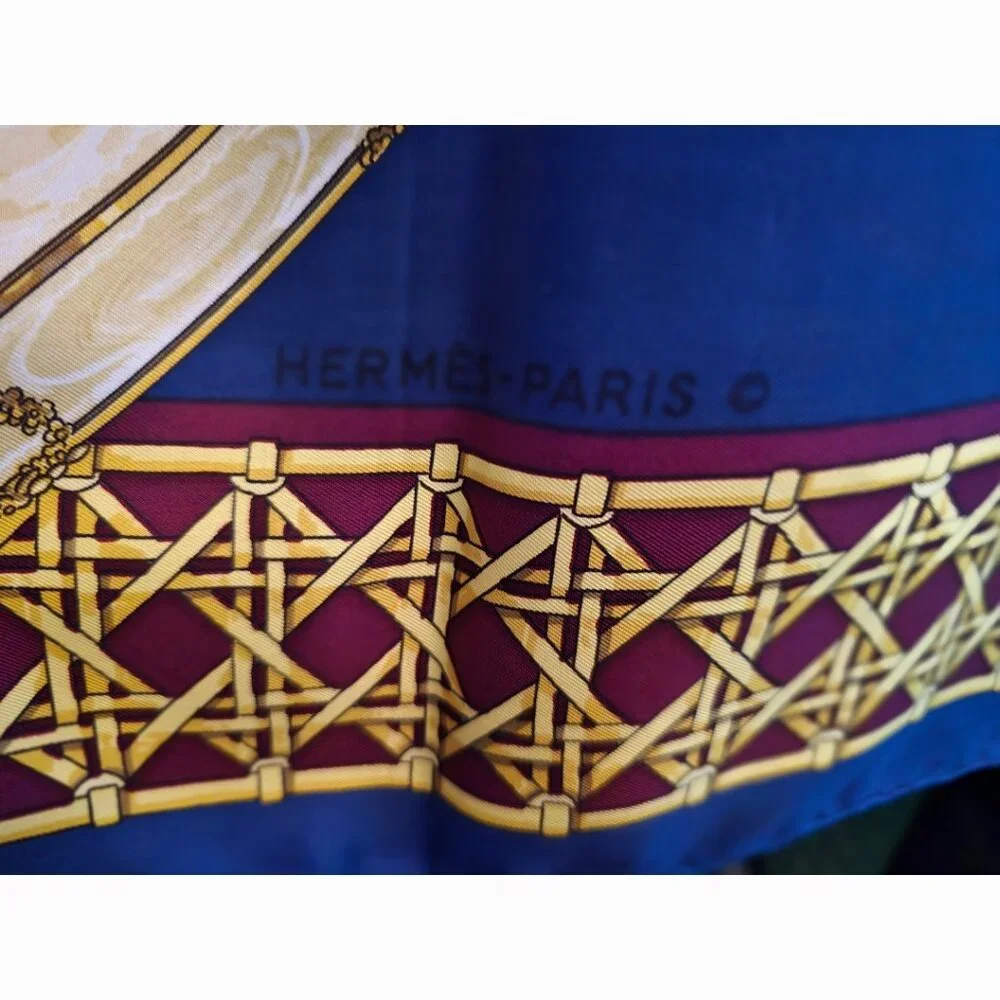 EUC Authentic Hermes Silk Scarf